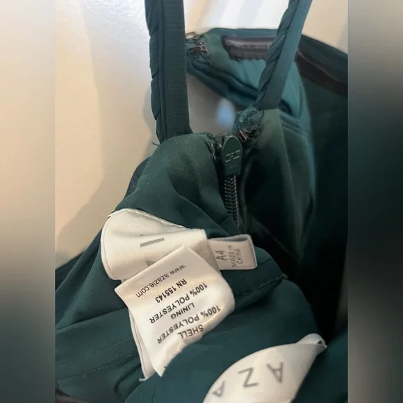 Azazie Women’s Bridemaids Dress, Pine Color, Size 4 Small, Bridesmaid Formal - Picture 9 of 16